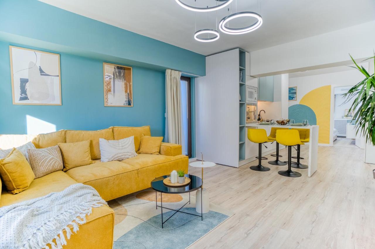Hi Apartment Bukares Bagian luar foto