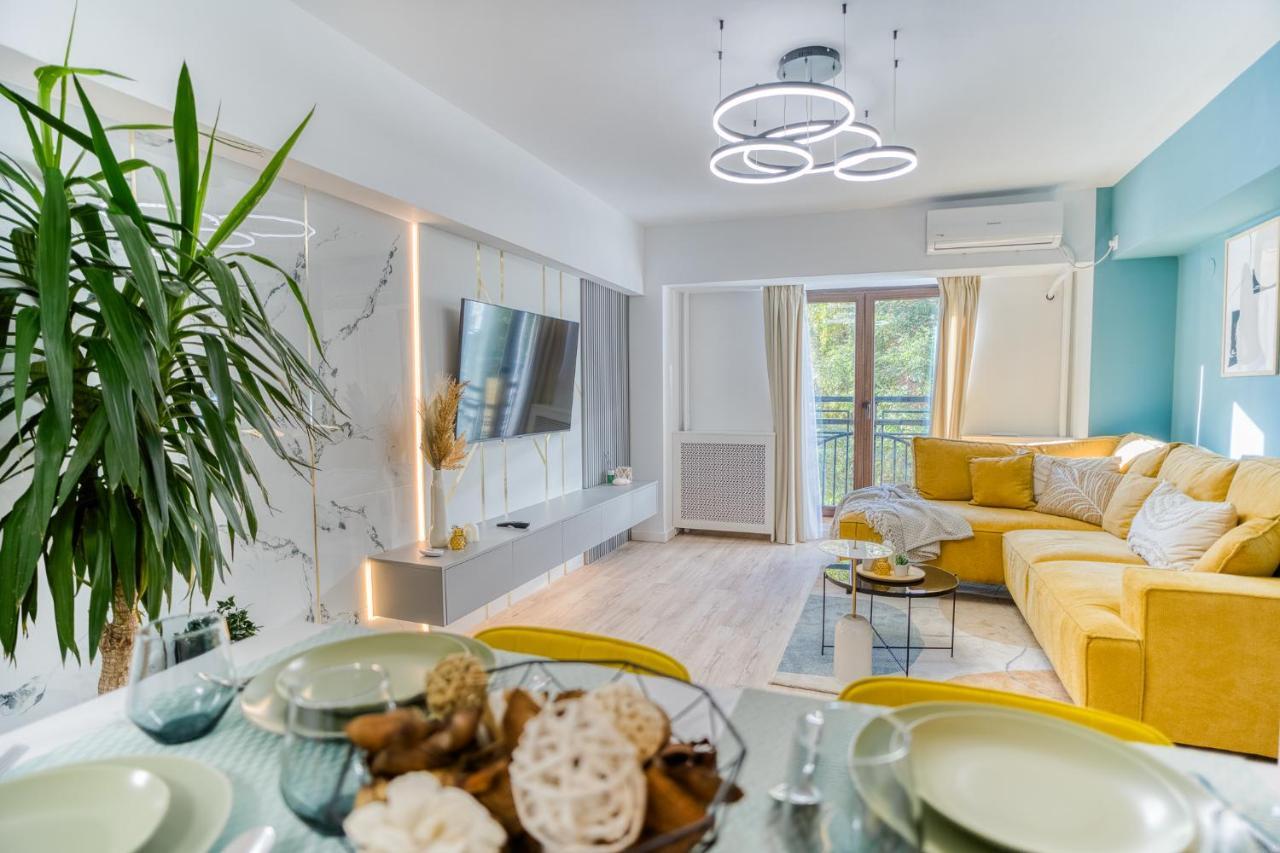 Hi Apartment Bukares Bagian luar foto